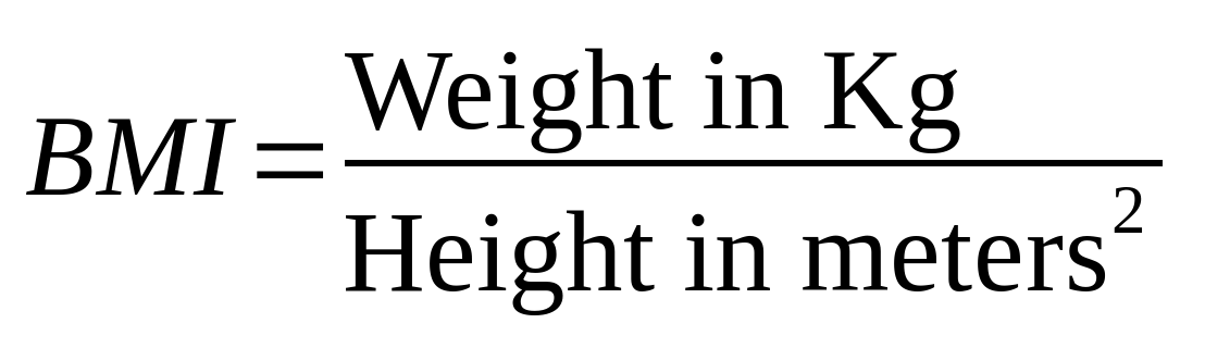 BMI Formula